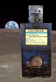 Cosmic Chronicle Newspaper box