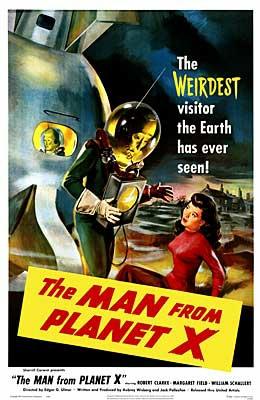 The Man From Planet X movie poster
