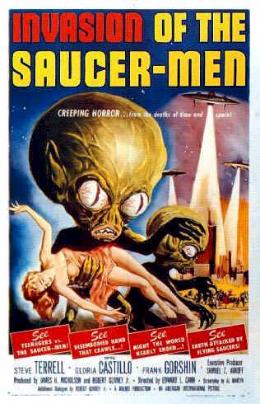 Invasion of the Saucer-Men movie poster